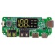 M&oacute;dulo booster e carregador para 18650 com display digital em barra e dupla sa&iacute;da USB 5 V 2,4 A - Thumb - 1