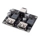 M&oacute;dulo Conversor DC-DC Buck Step-Down 2 Canais USB QC3.0/QC2.0 6-32V para 3V, 9V, 12V, 24V Carregador R&aacute;pido - Thumb - 3