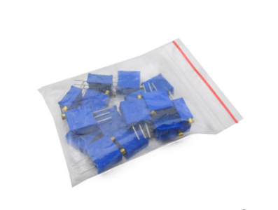 Kit 15 valores de potenci&ocirc;metros 3296W multivoltas trimmer de alta precis&atilde;o - Imagem 4