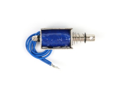 Solenoide eletromagn&eacute;tico push-pull JF-0630B DC 24 V 300 mA 10 mm 6 N - Imagem 2