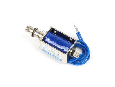 Solenoide eletromagn&eacute;tico push-pull JF-0630B DC 24 V 300 mA 10 mm 6 N - Imagem 4