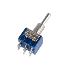Interruptor de alavanca mini MTS-203 DPDT 6 pinos ON-OFF-ON 6A 125VAC