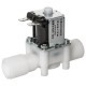 V&aacute;lvula solen&oacute;ide el&eacute;trica 12 V DC N/O (normalmente aberta) em pl&aacute;stico, rosca macho G1/2, chave de fluxo 0,02 a 0,8 MPa - Thumb - 2