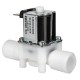 V&aacute;lvula solen&oacute;ide el&eacute;trica 12 V DC N/O (normalmente aberta) em pl&aacute;stico, rosca macho G1/2, chave de fluxo 0,02 a 0,8 MPa - Thumb - 3