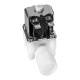 V&aacute;lvula solen&oacute;ide el&eacute;trica 12 V DC N/O (normalmente aberta) em pl&aacute;stico, rosca macho G1/2, chave de fluxo 0,02 a 0,8 MPa - Thumb - 1