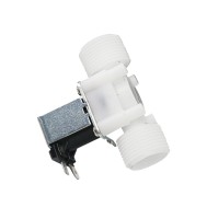 V&aacute;lvula solen&oacute;ide el&eacute;trica AC220V N/C, rosca macho G3/4, corpo pl&aacute;stico, 0,02&ndash;0,8 MPa, para &aacute;gua/ar