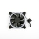 Ventoinha silenciosa RGB 12 cm com ilumina&ccedil;&atilde;o LED 4 cores, conector 4 pinos e dupla abertura - Thumb - 4