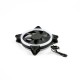 Ventoinha silenciosa RGB 12 cm com ilumina&ccedil;&atilde;o LED 4 cores, conector 4 pinos e dupla abertura - Thumb - 5