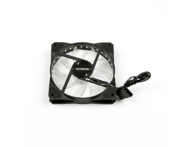 Ventoinha DC12V 12025 silenciosa com dupla abertura e 33 LEDs coloridos - Imagem 2