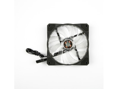 Ventoinha DC12V 12025 silenciosa com dupla abertura e 33 LEDs coloridos - Imagem 4
