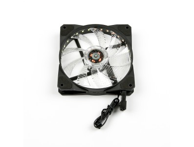 Ventoinha DC12V 12025 silenciosa com dupla abertura e 33 LEDs coloridos - Imagem 1