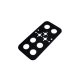 Placa Suporte Big Foot Preta - Thumb - 1