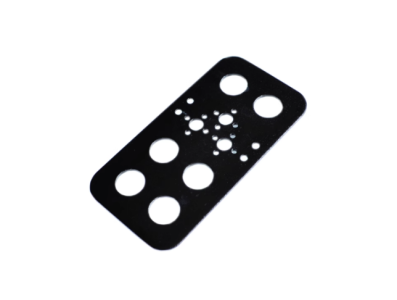 Placa Suporte Big Foot Preta - Imagem 1