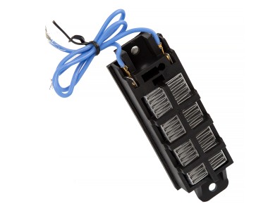 Elemento t&eacute;rmico PTC cer&acirc;mico tipo condutivo 220V 100W com termostato autom&aacute;tico 93x31x25 mm - Imagem 1