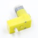 Motor DC em L com eixo duplo e caixa de engrenagens, 3-6V, DIY - Thumb - 2