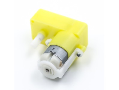 Motor DC em L com eixo duplo e caixa de engrenagens, 3-6V, DIY - Imagem 5