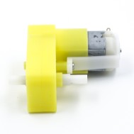 Motor DC em L com eixo duplo e caixa de engrenagens, 3-6V, DIY