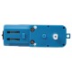 Motor DC 3V a 6V 200 RPM TT com caixa de engrenagens pl&aacute;stica azul - Thumb - 2