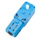 Motor DC 3V a 6V 200 RPM TT com caixa de engrenagens pl&aacute;stica azul - Thumb - 3
