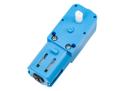 Motor DC 3V a 6V 200 RPM TT com caixa de engrenagens pl&aacute;stica azul - Imagem 3