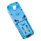 Motor DC 3V a 6V 200 RPM TT com caixa de engrenagens pl&aacute;stica azul - Thumb - 4