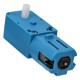 Motor DC 3V a 6V 200 RPM TT com caixa de engrenagens pl&aacute;stica azul - Thumb - 5