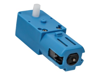 Motor DC 3V a 6V 200 RPM TT com caixa de engrenagens pl&aacute;stica azul - Imagem 5
