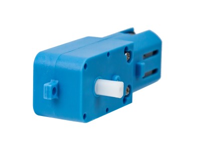 Motor DC 3V a 6V 200 RPM TT com caixa de engrenagens pl&aacute;stica azul - Imagem 6