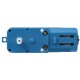 Motor DC 3V a 6V 200 RPM TT com caixa de engrenagens pl&aacute;stica azul - Thumb - 1