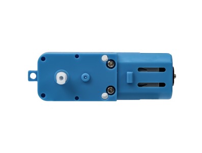 Motor DC 3V a 6V 200 RPM TT com caixa de engrenagens pl&aacute;stica azul - Imagem 1