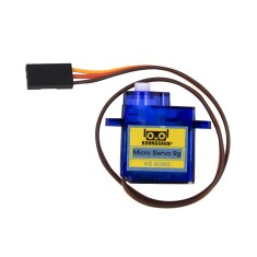 Servo KUONGSHUN SG90 9 g 180&deg; com bra&ccedil;o radial de 5 furos