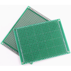 Placa PCB de prot&oacute;tipo universal 6 x 8 cm, face &uacute;nica, passo de furos 2,54 mm