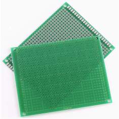 Placa PCB de prototipagem universal 7 x 9 cm face &uacute;nica passo de furos 2,54 mm
