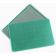 Placa PCB de Prot&oacute;tipo Universal 8 x 12 cm face &uacute;nica passo de furos 2,54 mm