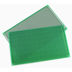 Placa PCB de prot&oacute;tipo universal 9 x 15 cm, face &uacute;nica, passo de furos 2,54 mm