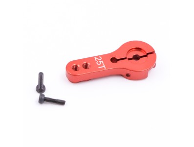 Bra&ccedil;o (horn) CNC em alum&iacute;nio 25T, liga AL, para servos compat&iacute;vel com MG995, MG946R, MG996R, MG945, S30 - Imagem 6