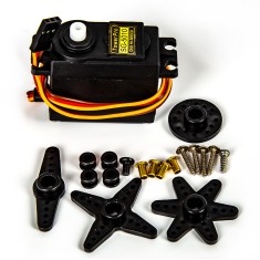 Servomotor SG-5010 38 g 180&deg; Coreless R/C Hobby, alta velocidade e torque