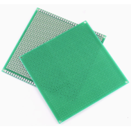 Placa PCB de prot&oacute;tipo universal 10 x 10 cm, face simples, espa&ccedil;amento de furos 2,54 mm