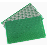 Placa PCB prot&oacute;tipo universal 10 x 15 cm, face &uacute;nica, passo de furos 2,54 mm