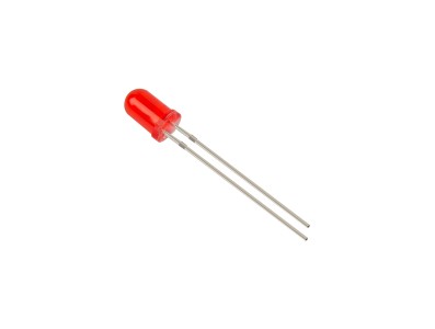 LED difuso vermelho 3 mm com pinos de 18 mm (DIP) - Imagem 5