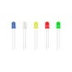 LED difuso vermelho 3 mm com pinos de 18 mm (DIP) - Thumb - 1