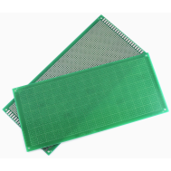 Placa PCB de prototipagem universal 10 x 22 cm, face &uacute;nica, espa&ccedil;amento de furos 2,54 mm