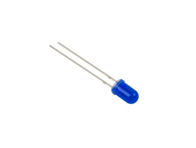 LED difuso azul 3 mm, perna 18 mm DIP - Imagem 3