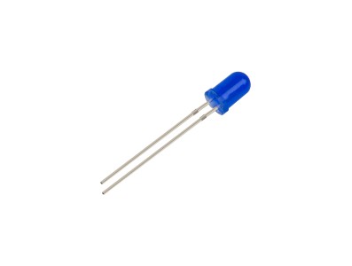 LED difuso azul 3 mm, perna 18 mm DIP - Imagem 4