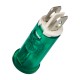Sinaleiro indicador tipo borboleta MDX-11A verde AC 220V - Thumb - 5