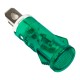 Sinaleiro indicador tipo borboleta MDX-11A verde AC 220V - Thumb - 1