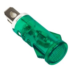 Sinaleiro indicador tipo borboleta MDX-11A verde AC 220V