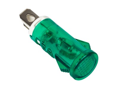 Sinaleiro indicador tipo borboleta MDX-11A verde AC 220V - Imagem 1