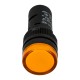 Indicador LED Amarelo AD16-16E 16 mm AC/DC 12V - Thumb - 2