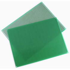 Placa de Prot&oacute;tipo PCB Universal 15 x 20 cm face &uacute;nica passo de furos 2,54 mm